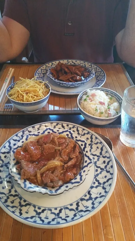 Riz Cantonais Et Poulet Au Caramel